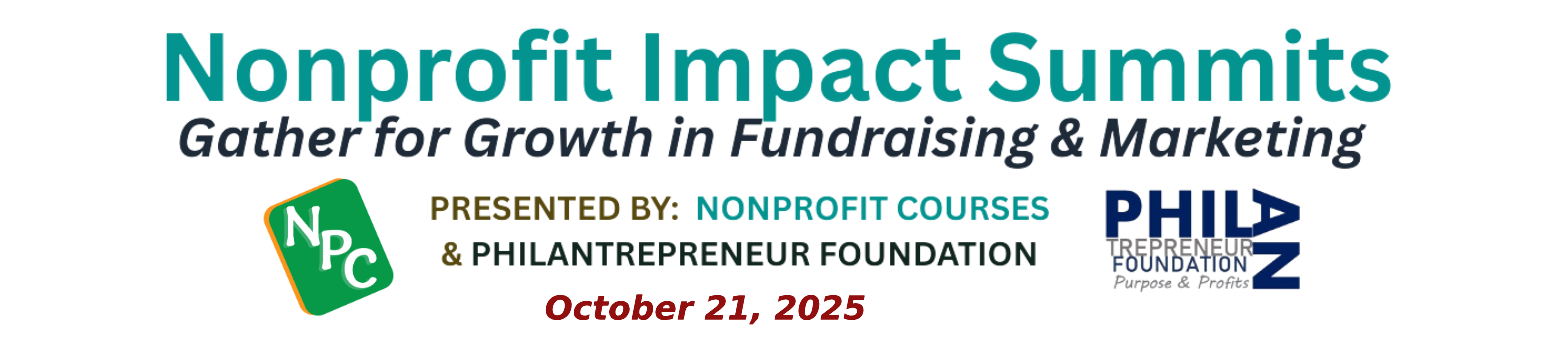Non Profit Impact Summit's Gather for Growth Logo