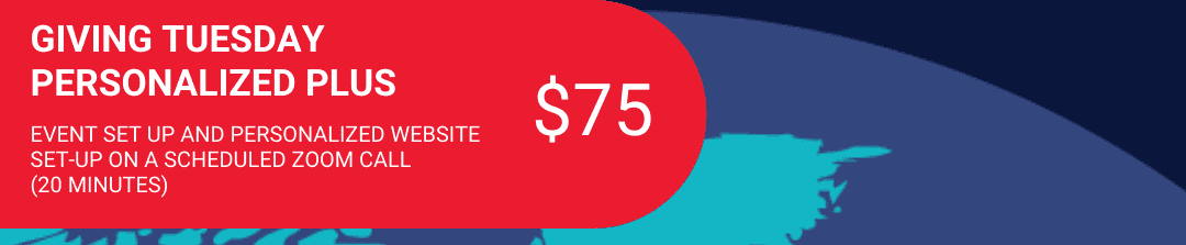 Auctria Personalized Giving Tuesday Plus